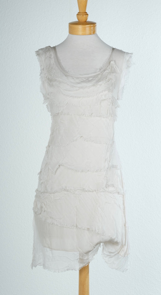 Zelda Short Dress in Ivory