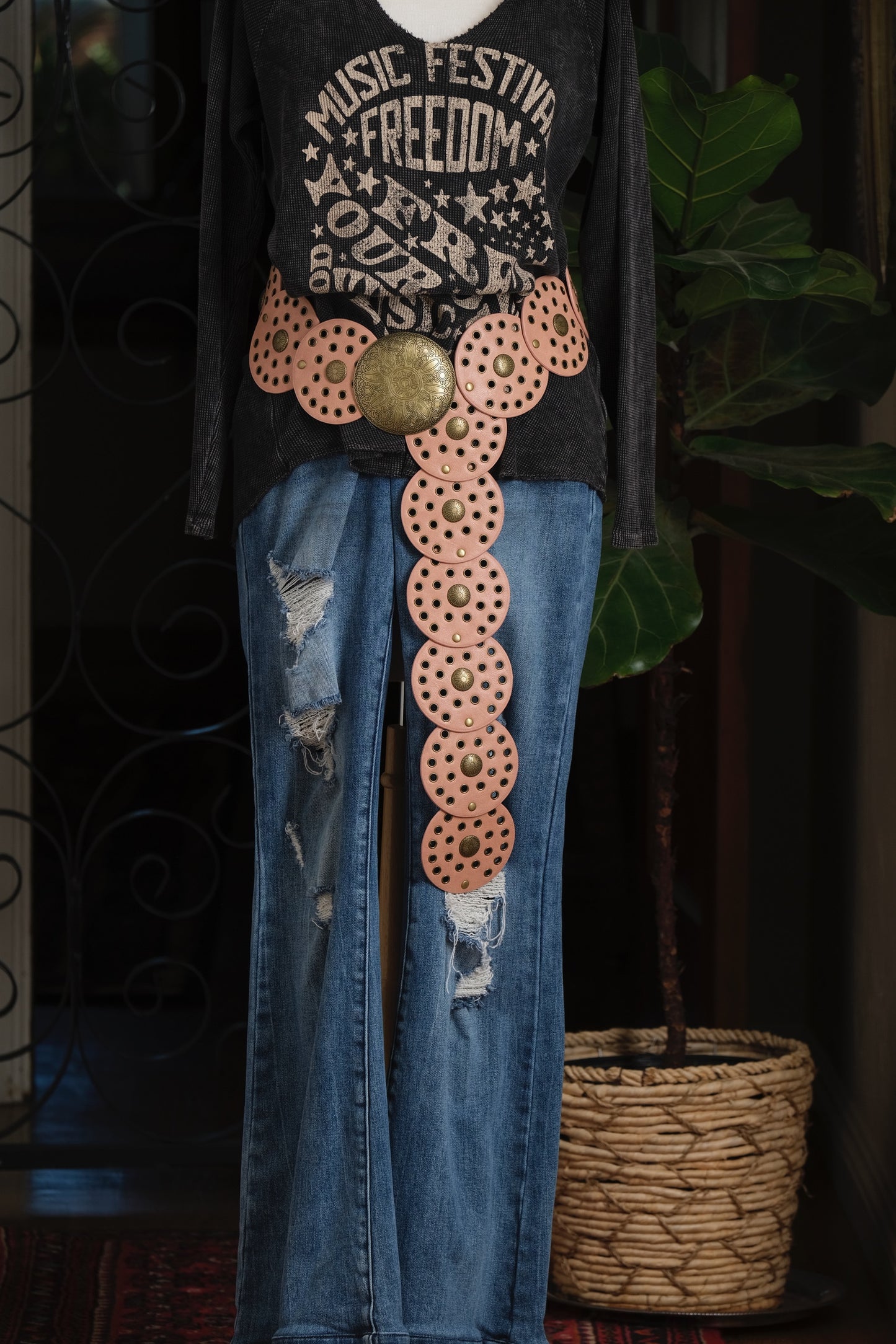 Coronado Belt in Antique Terracotta