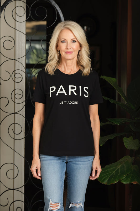 Paris T in Black