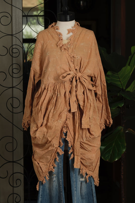 Dreamer Duster in Pink Clay