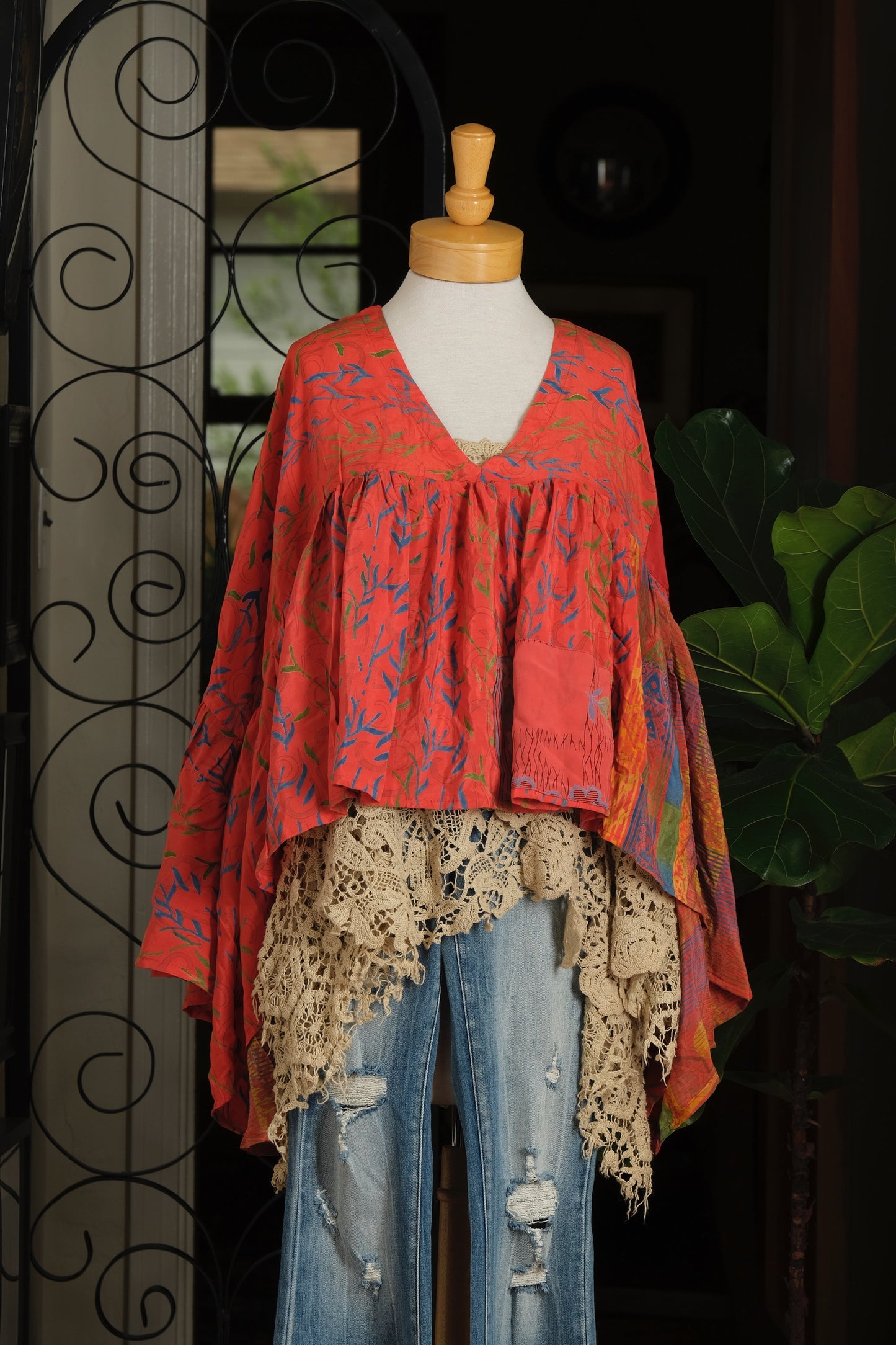 Gold Dust Crop Top in Little Branch
