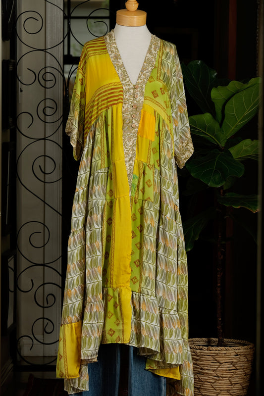 Easy Dress in Lemon Leaf