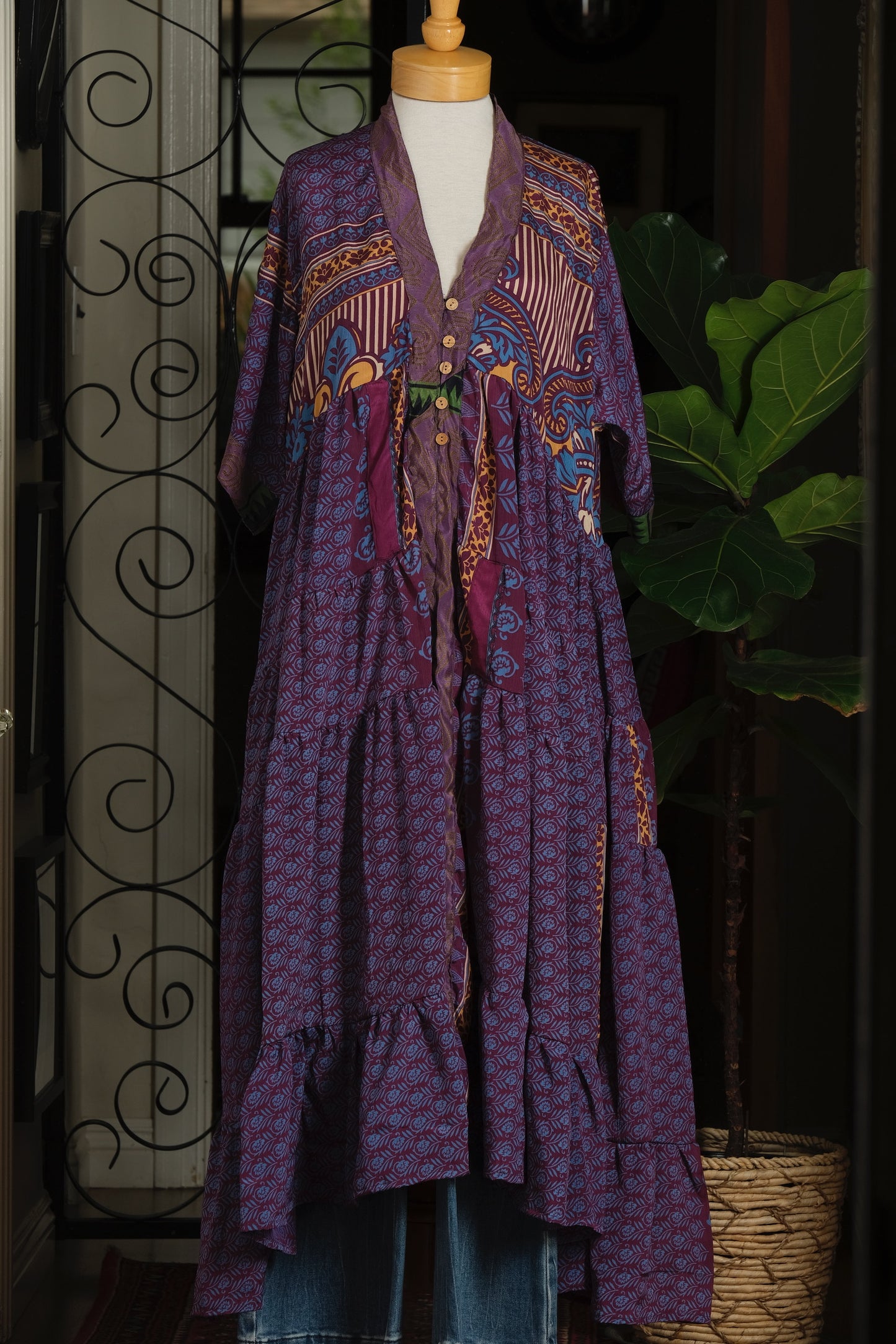 Easy Dress in Violet Blue
