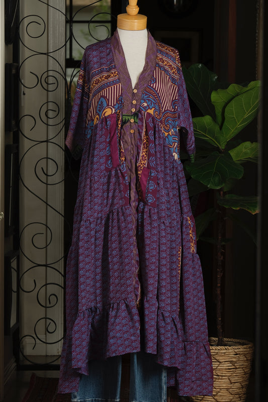 Easy Dress in Violet Blue