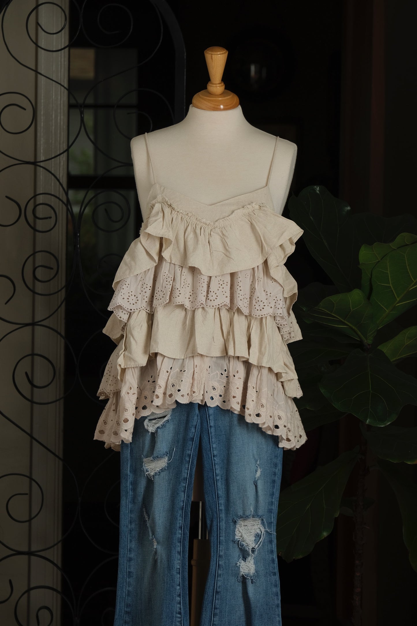 Hermione Camisole in Pearl