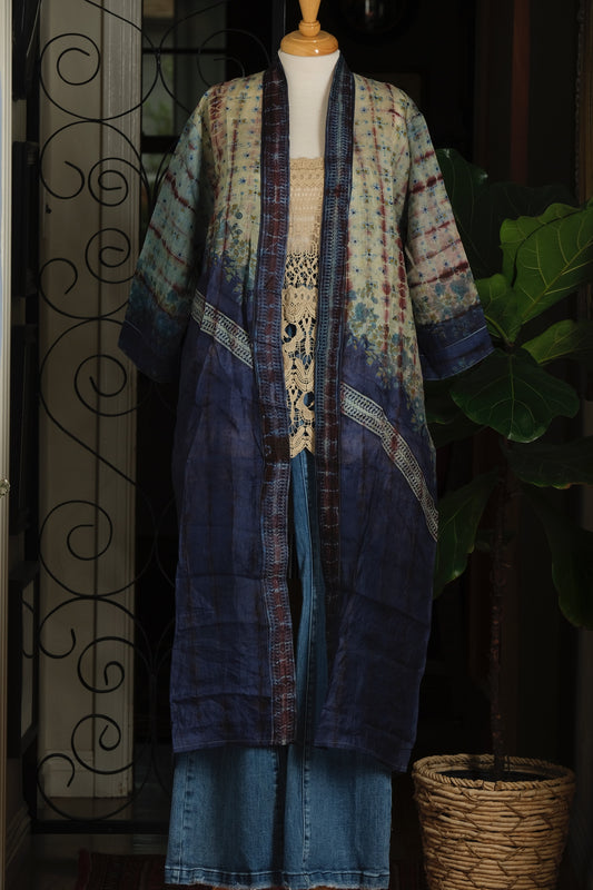 Silky Duster in Moody Blue