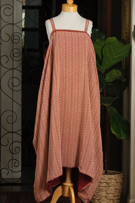 Shine Maxi Dress in Red Mystery