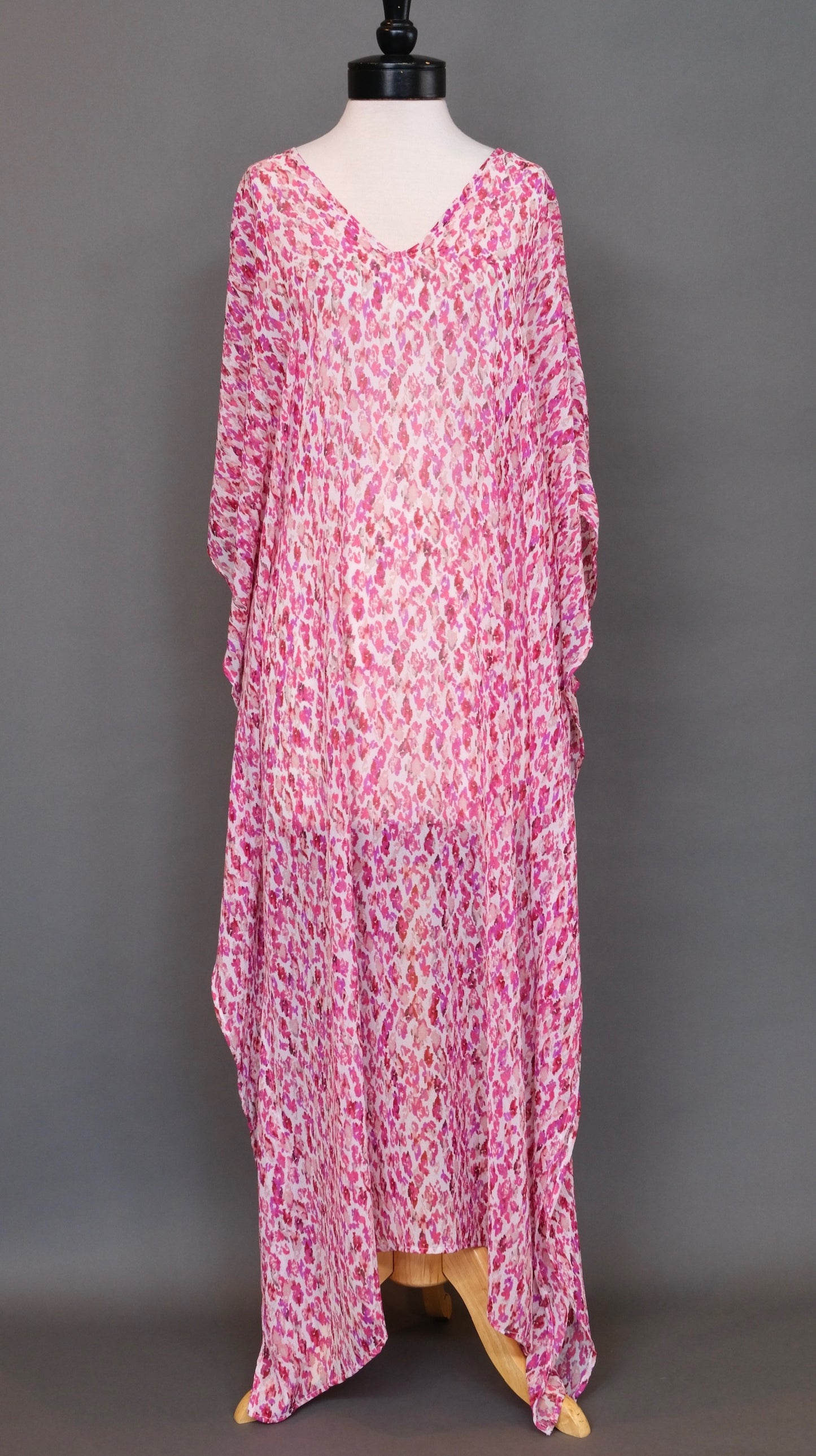 Pink Watercolor Caftan by Sarong Social Club