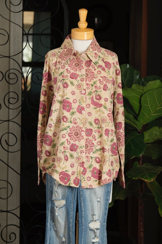Work Shirt in Vintage Posy