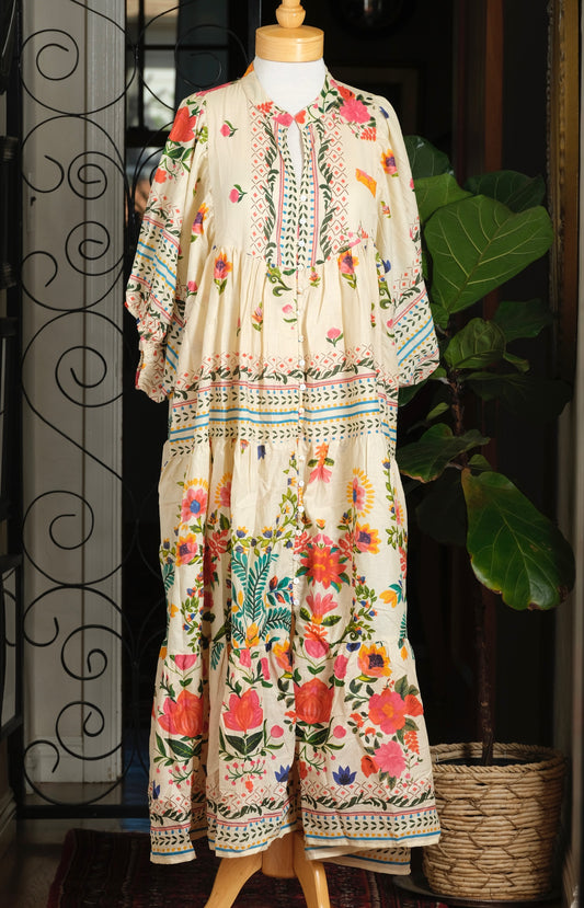 Cotton Dress in Fridas Summer