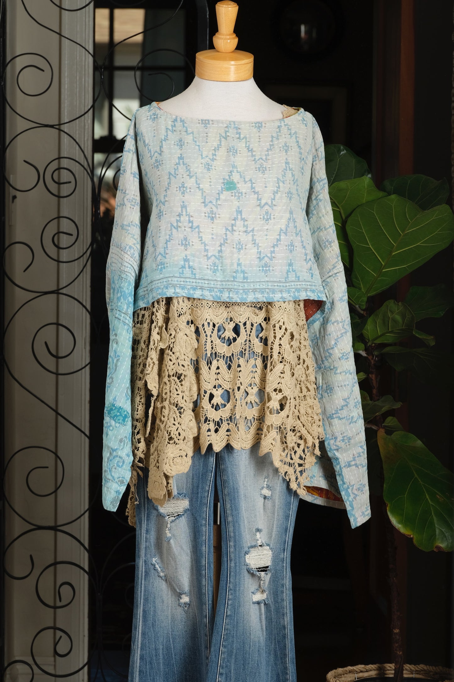 Crop Top in Sweet Aqua