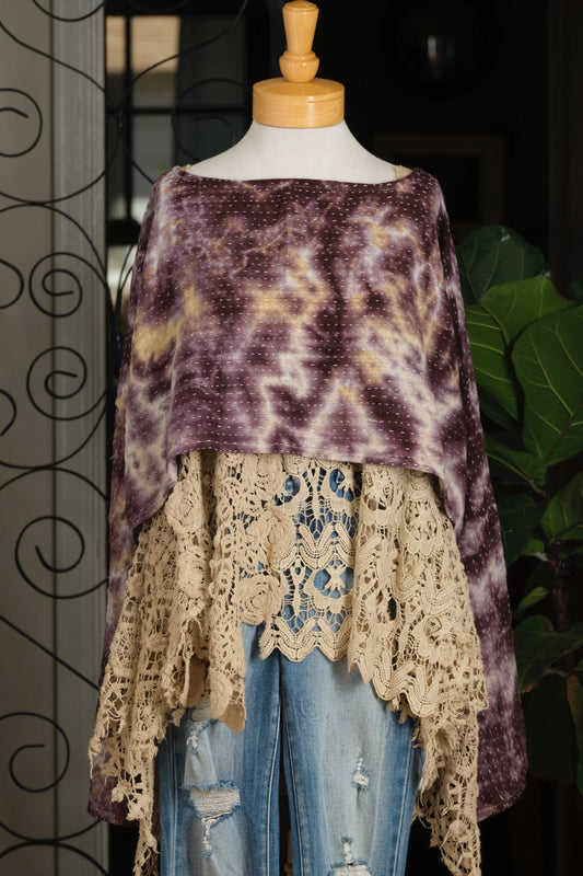 Crop Top in Plum Patchouli – Chateau Bel Age Boutique