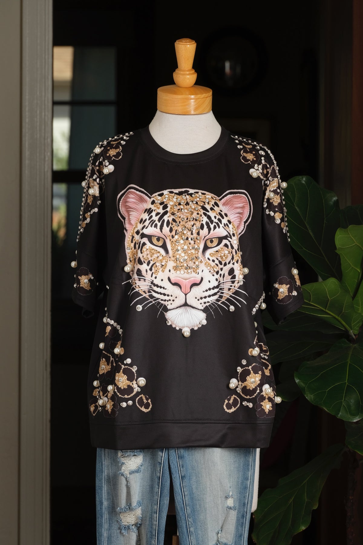 Bijoux Leopard Top