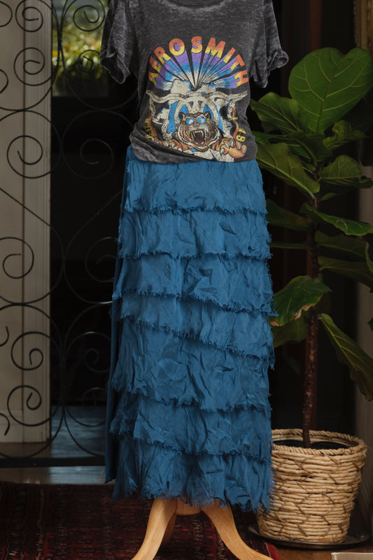 Gatsby Skirt in Peacock