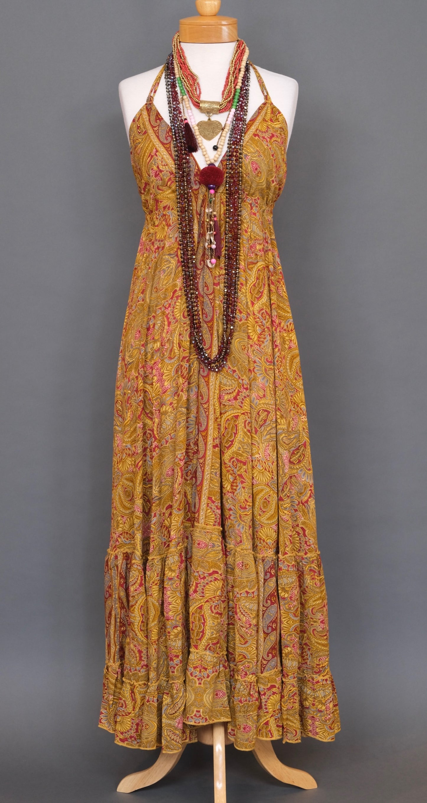 Moon Dance Halter in Golden Paisley