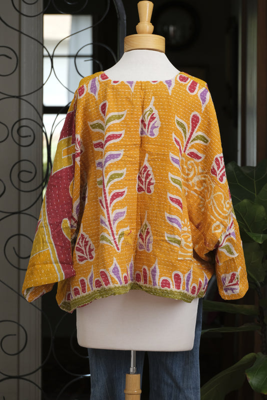 Butterfly Top in Yellow Planet