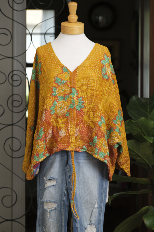 Butterfly Top in Golden Daisy