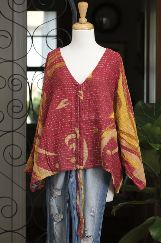 Butterfly Top in Gold Top