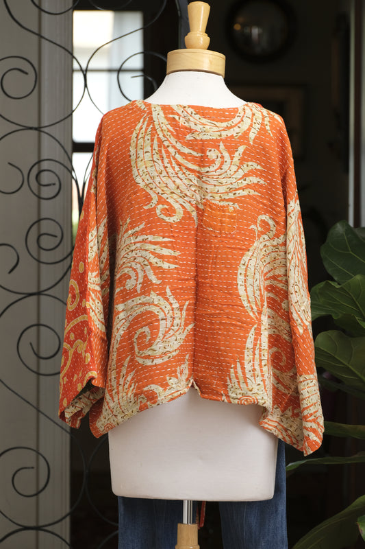 Butterfly Top in Orange Sunshine