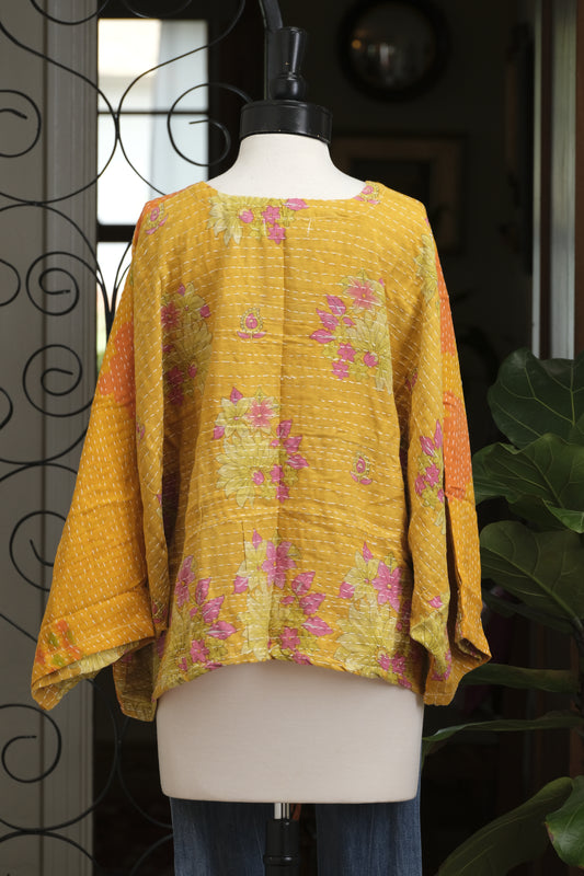Butterfly Top in Saffron Wish
