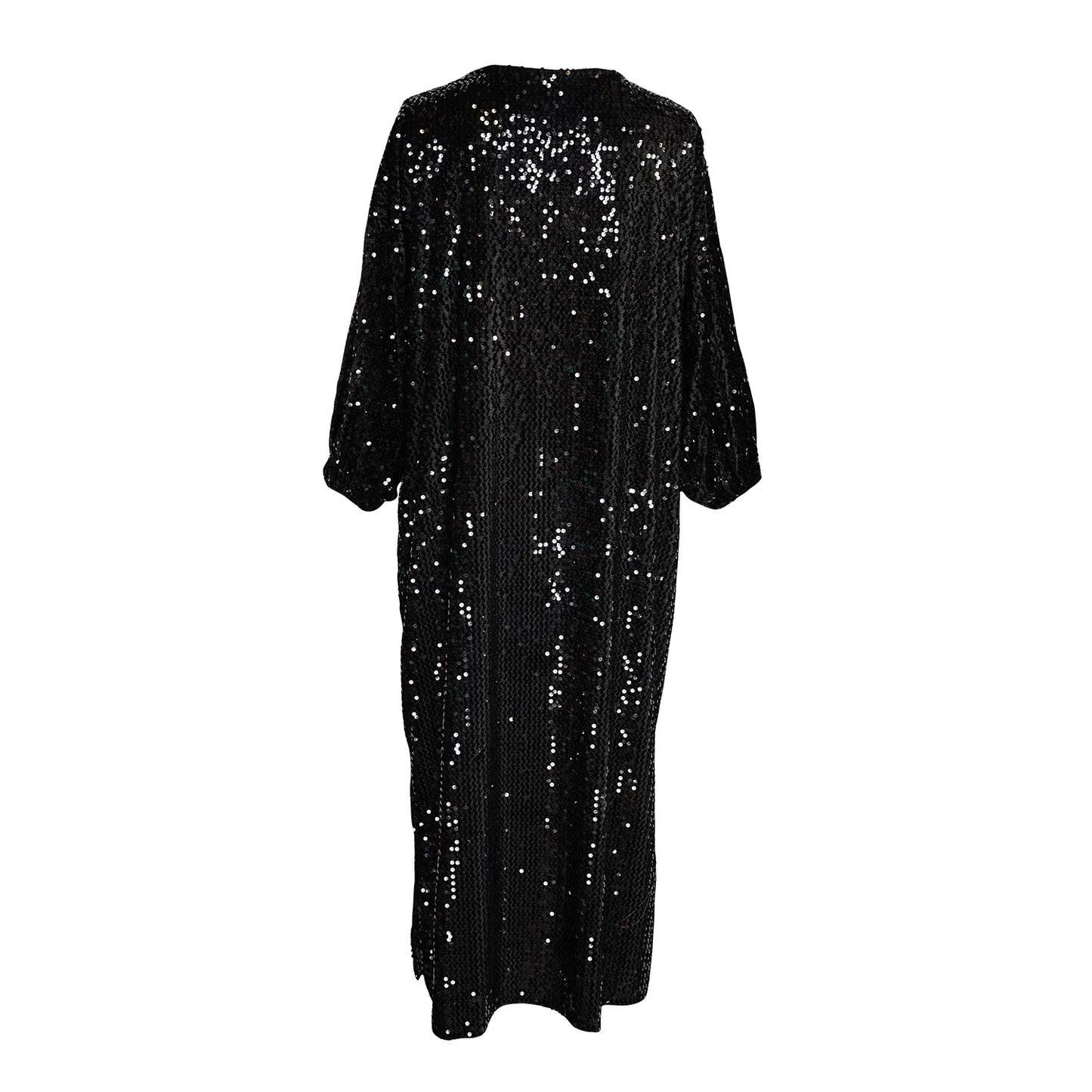 Darkest Night Sequin Cocoon Jacket by JGrace