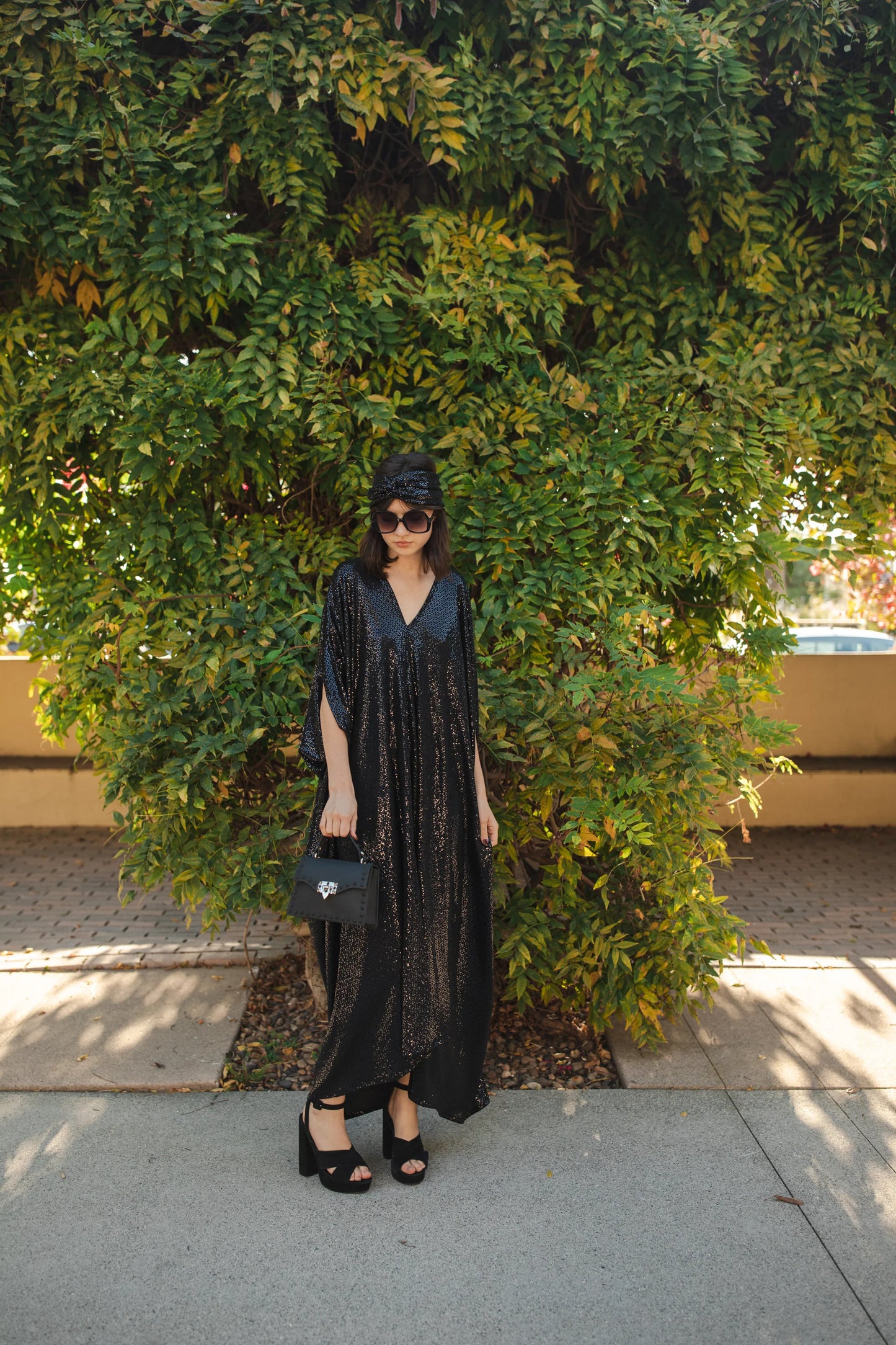 Disco Nights Sequin Caftan by Jennafer Grace