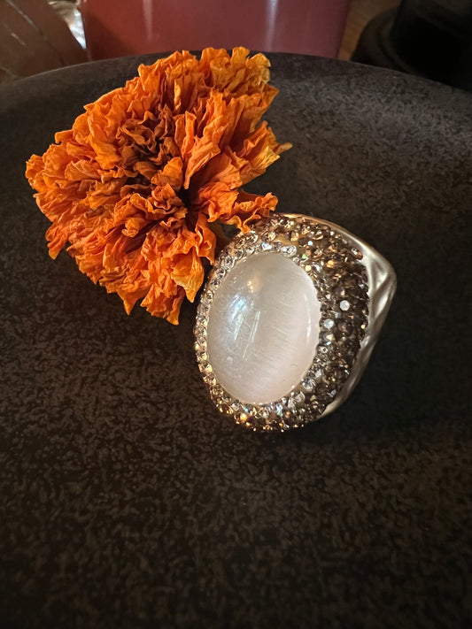 Society Ring moonstone