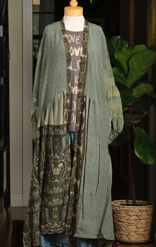 Evermore Duster in Mystic Jade