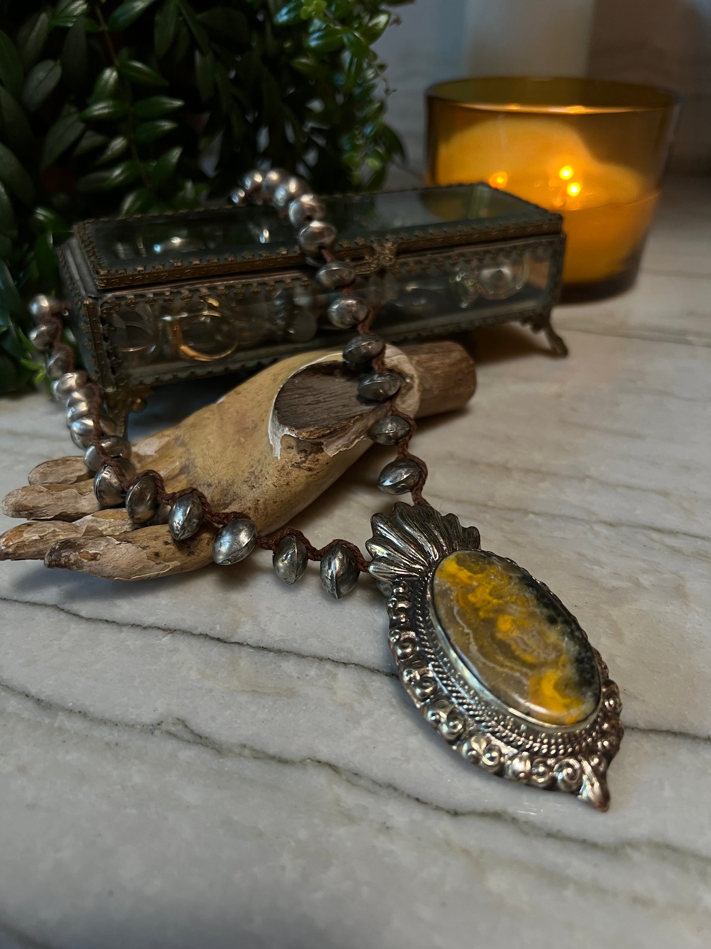 Bumblebee Jasper Necklace 1538