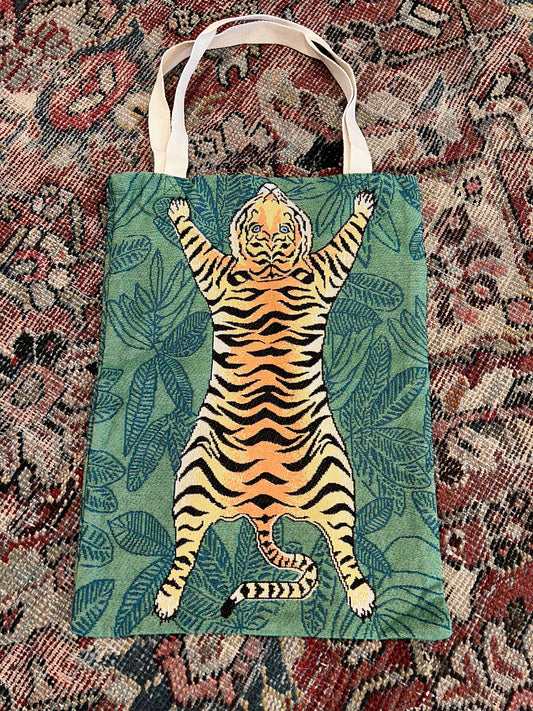 Tiger Tote in Green