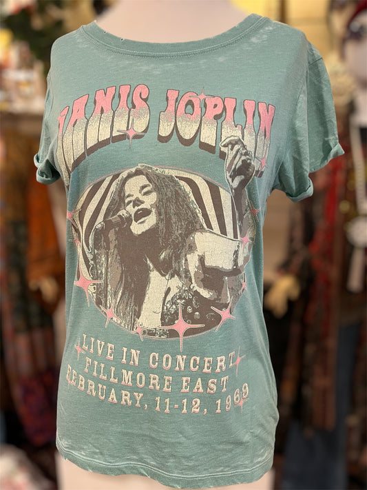 Janis Joplin In Turquoise
