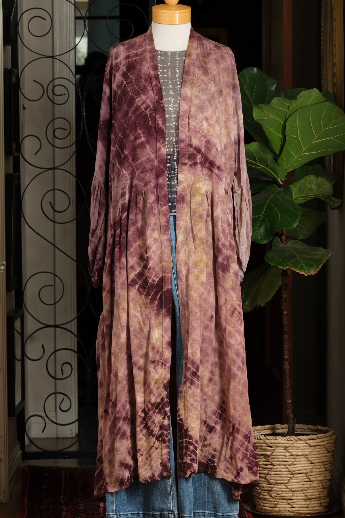 Evermore Duster in Plum Tulip