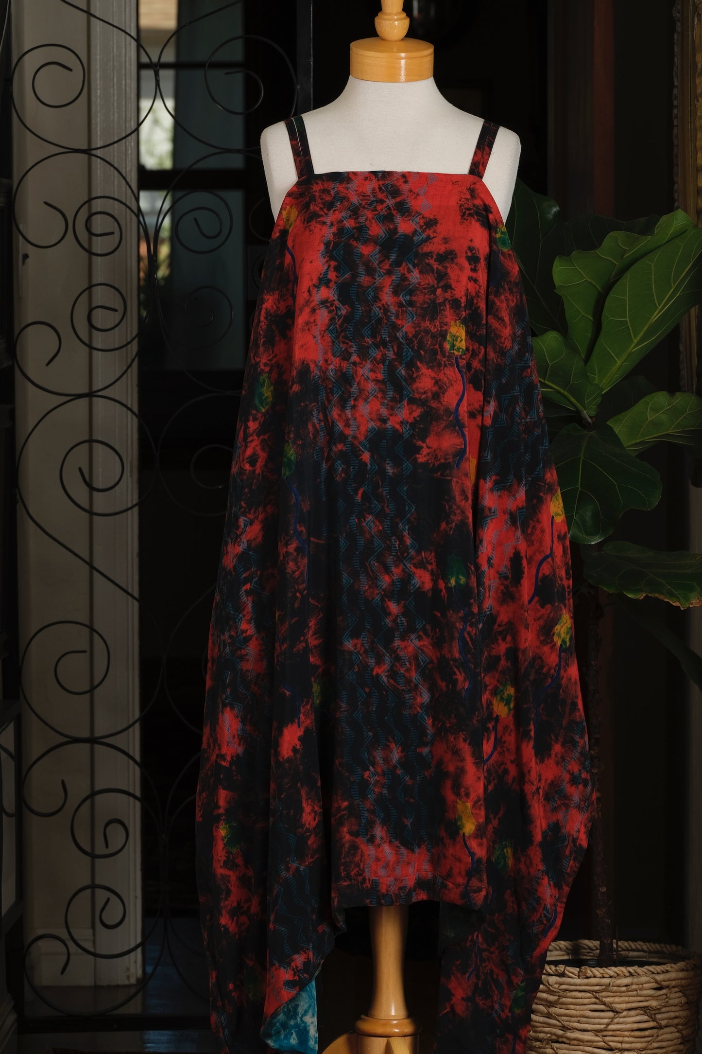 Shine Maxi Dress in Mystic Red