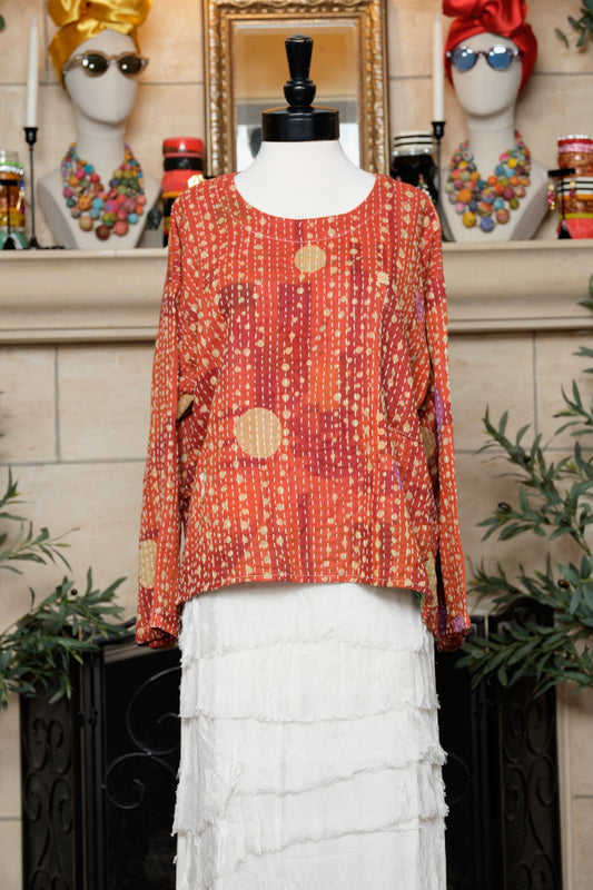 Wander Top in Golden Luna