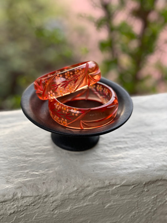 Peach Daffodil Bracelet