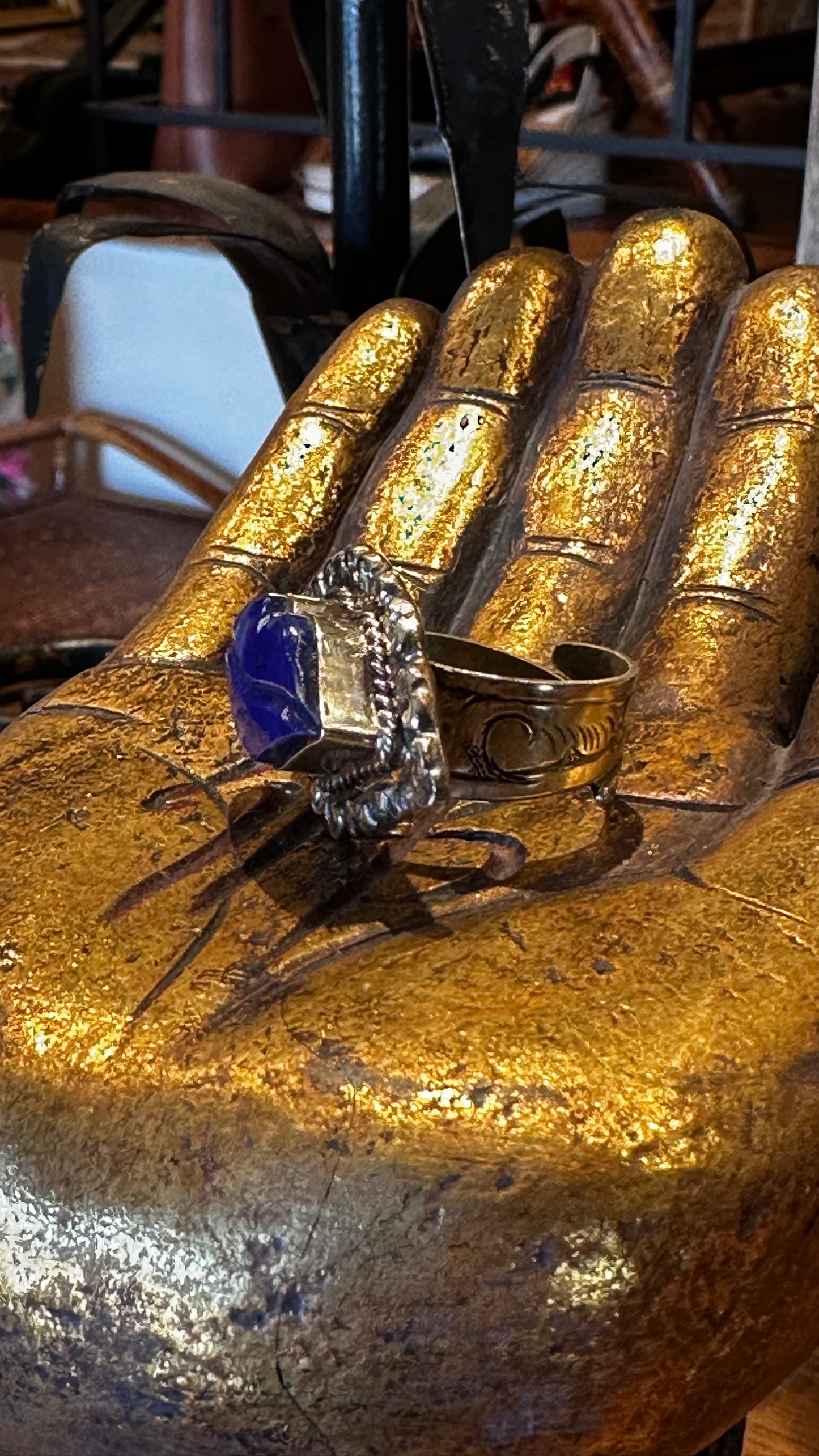 Petite Lapis Lip Ring 1408