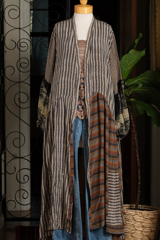Evermore Duster in Static Grey