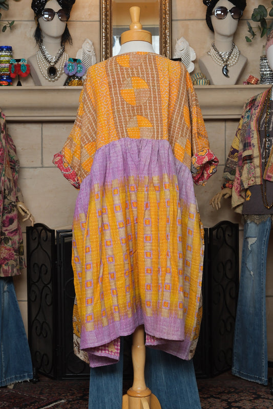 Midi Dress in Bell Flower