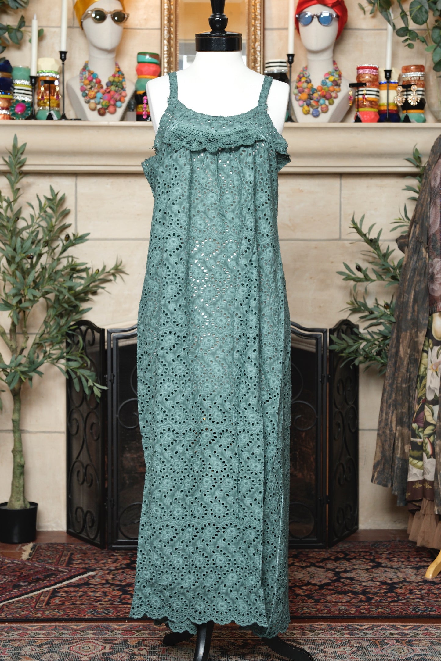 Constellation Dress in Emerald