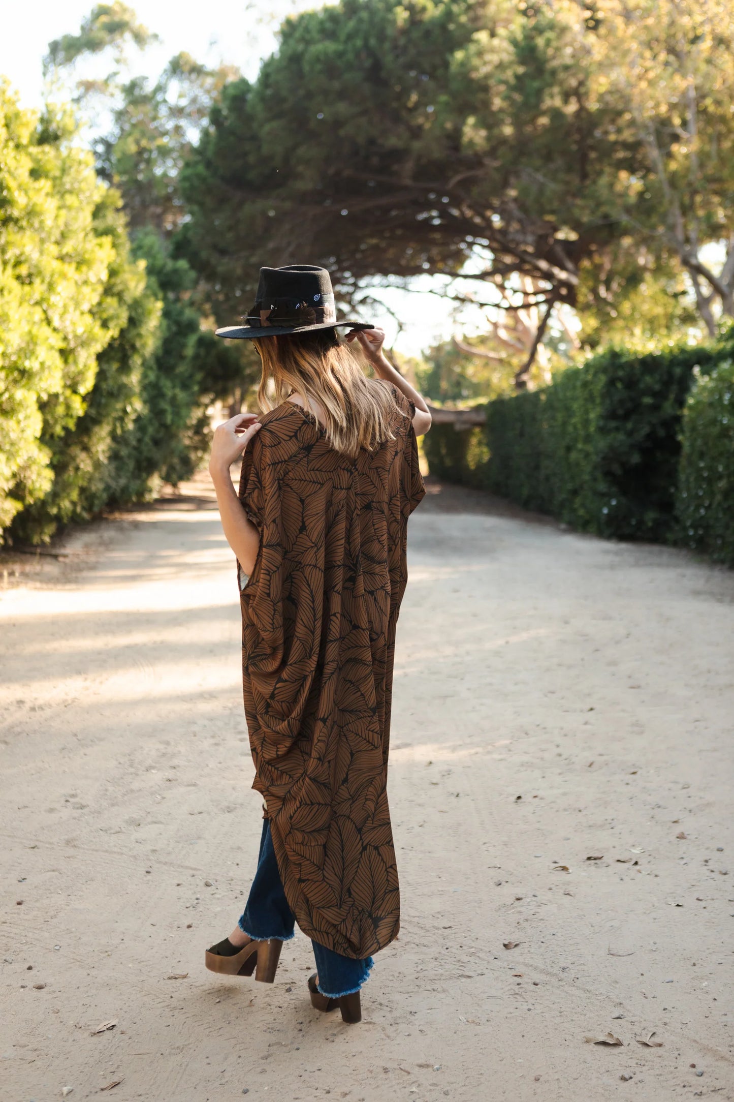 Fiddlea Cocoa Caftan by Jennafer Grace