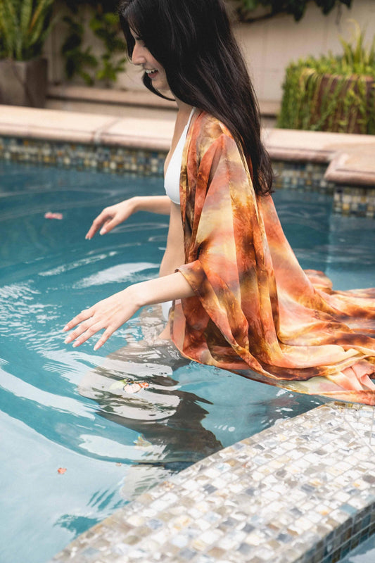 Fire Signs Kimono by Jennafer Grace