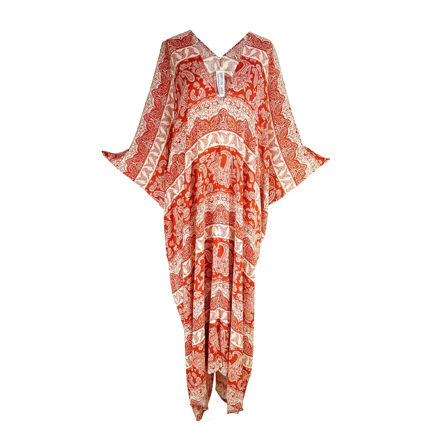 Harissa Paisley Caftan by Jennafer Grace