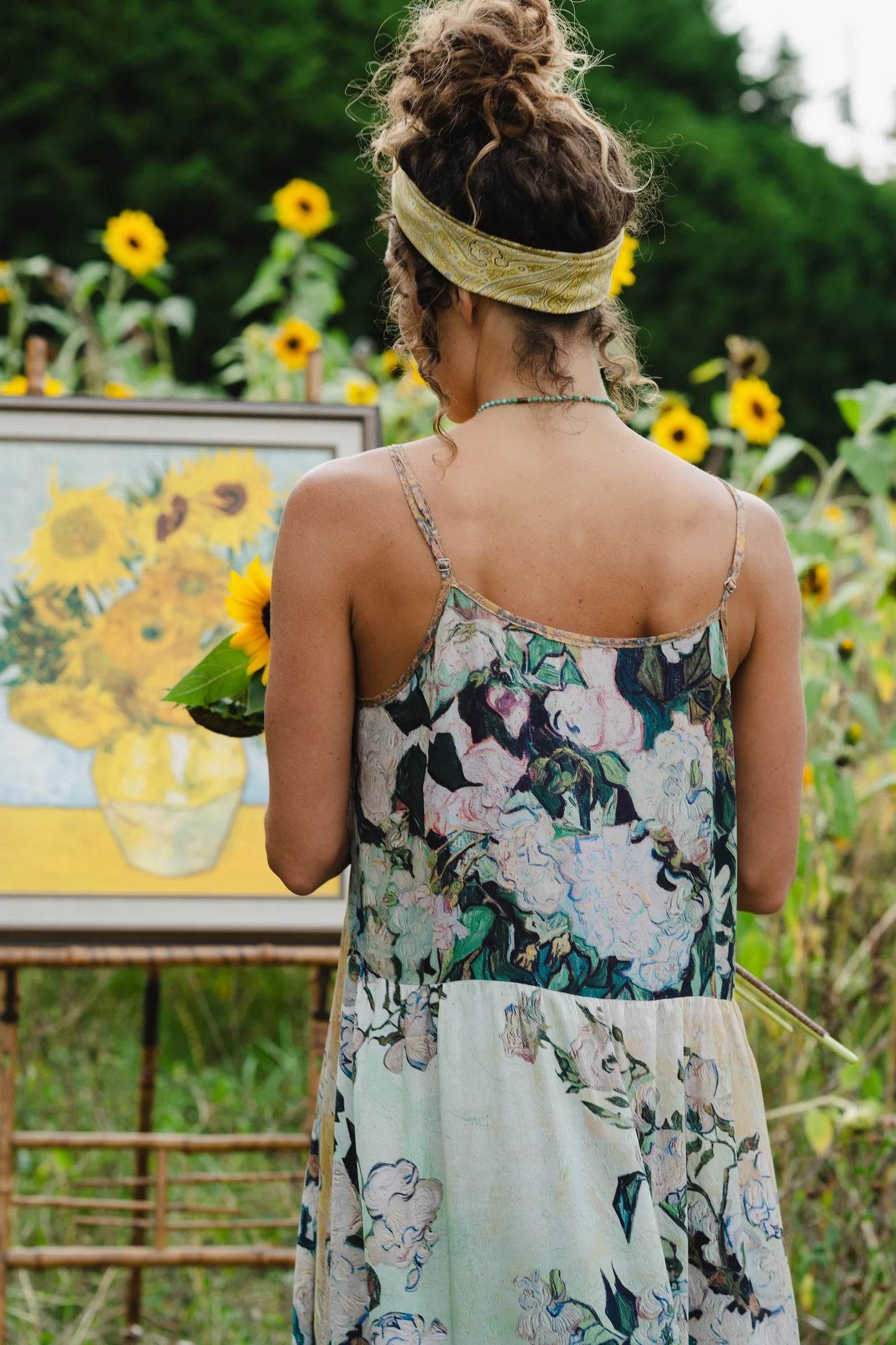 I Paint My Dream Boheme Slip Dress