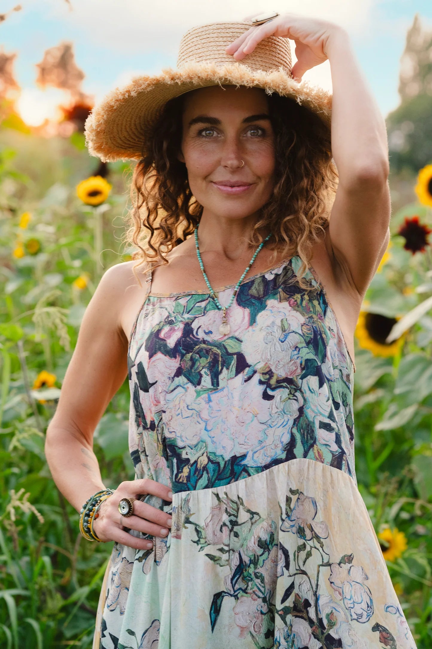 I Paint My Dream Boheme Slip Dress