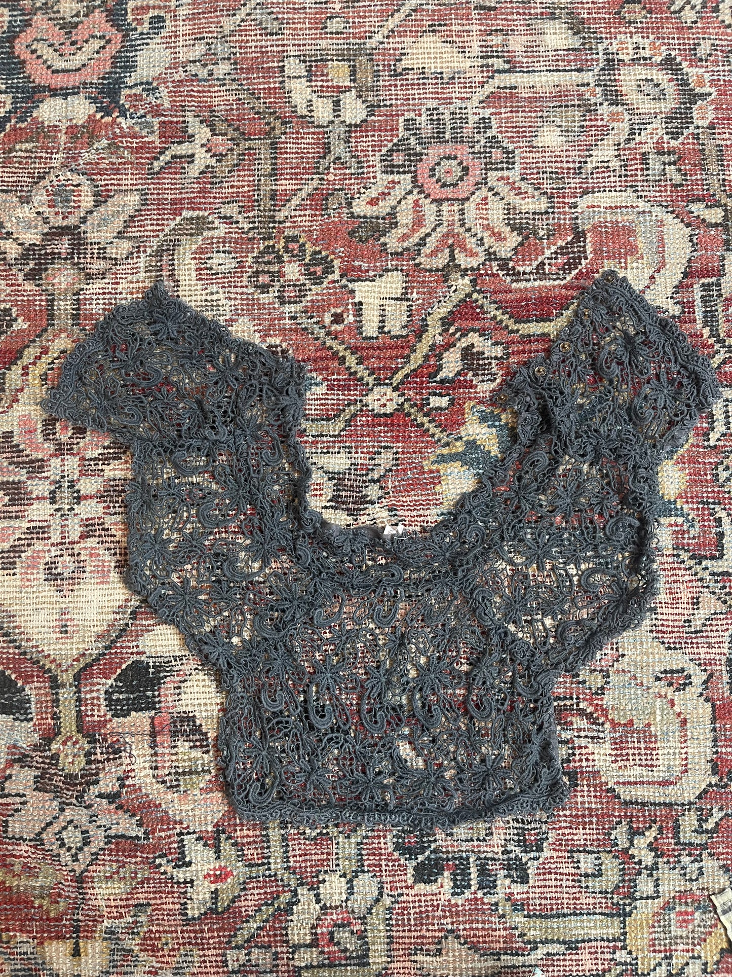 Crochet Lace Elizabeth Jabot by Magnolia Pearl