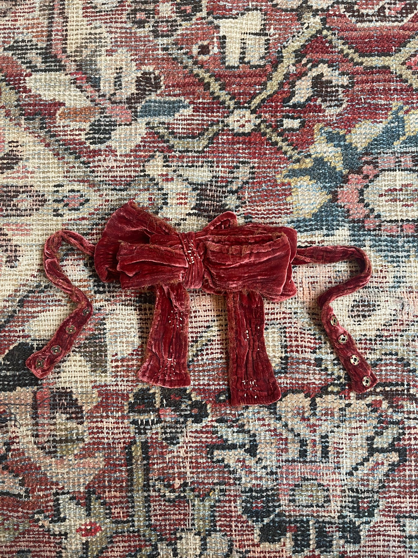 Silk Velvet Tasmin Bowtie in Garnet by Magnolia Pearl