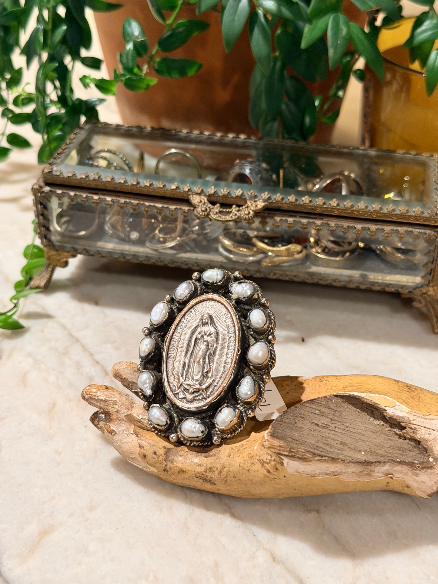 Guadalupe with Pearls Ring 1813 – Chateau Bel Age Boutique
