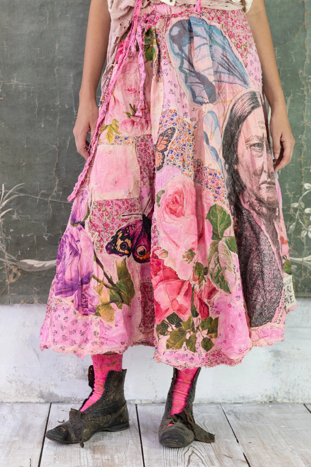 Patchwork Sascha Wrap Skirt by Magnolia Pearl