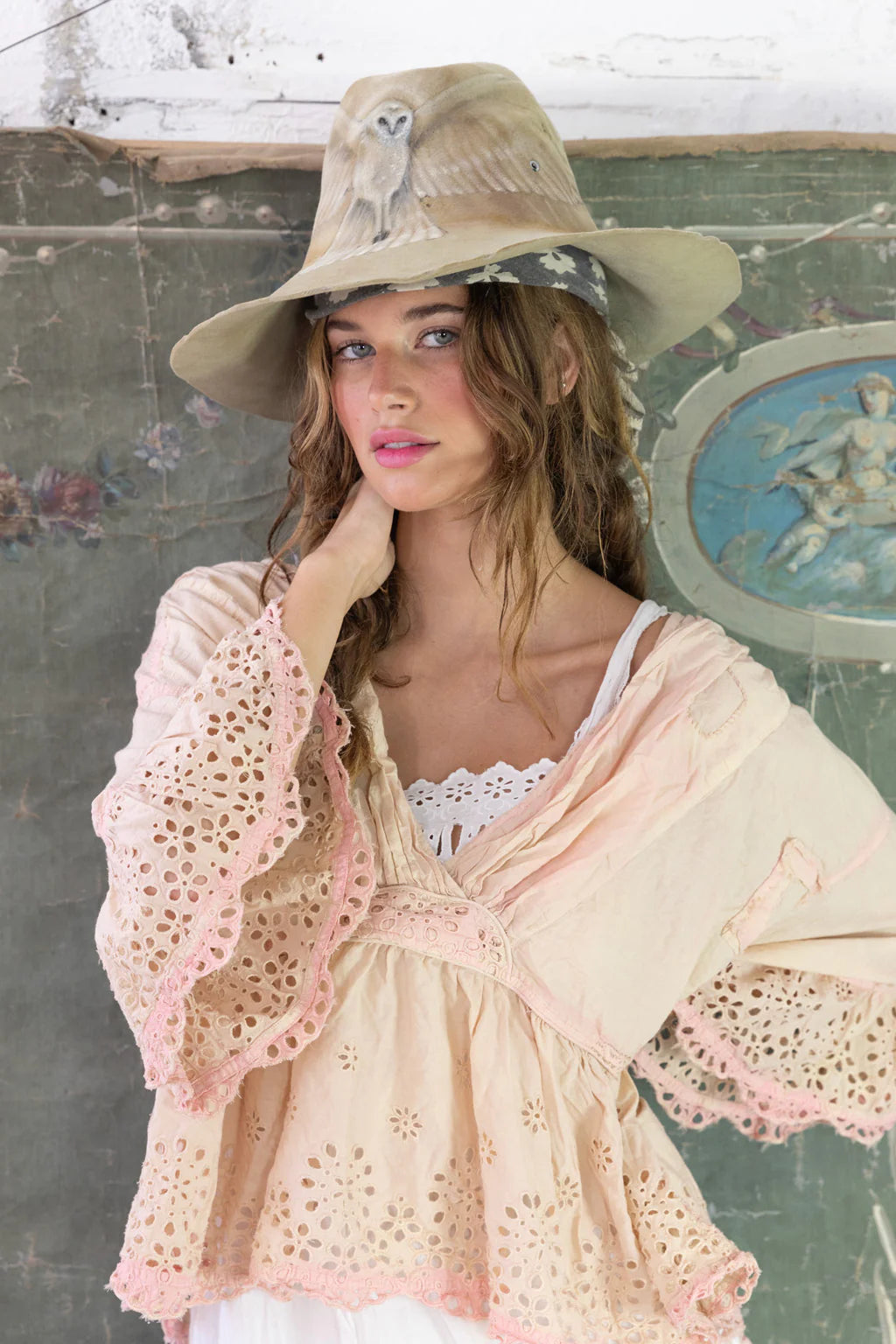 Dear Liza Eyelet Blouse by Magnolia Pearl