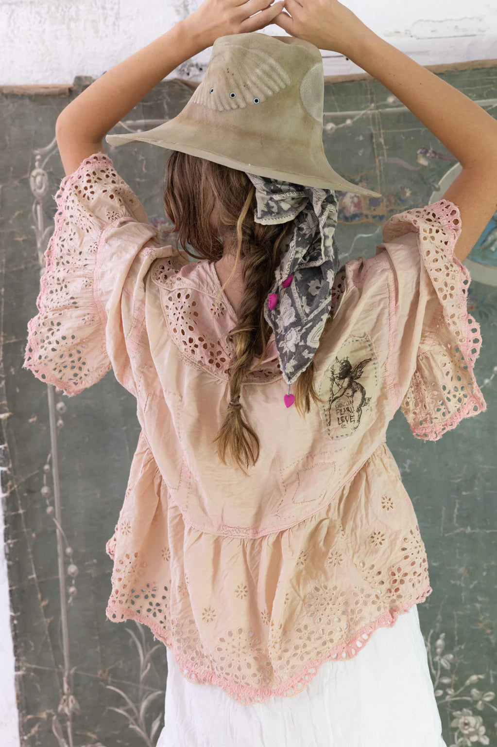 Dear Liza Eyelet Blouse by Magnolia Pearl